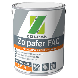 Laque antirouille multicouche : Zolpafer Fac Satin - ZOLPAN